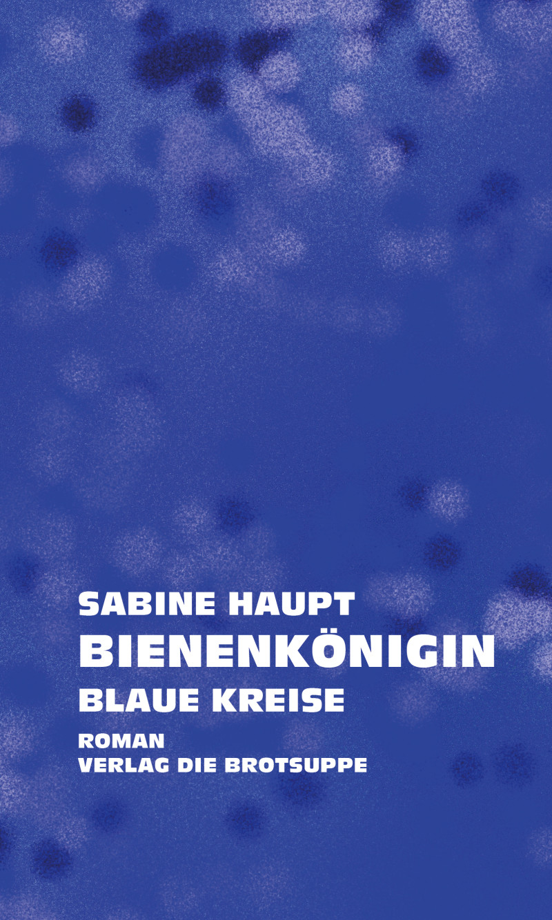 Bienenkönigin. Blaue Kreise