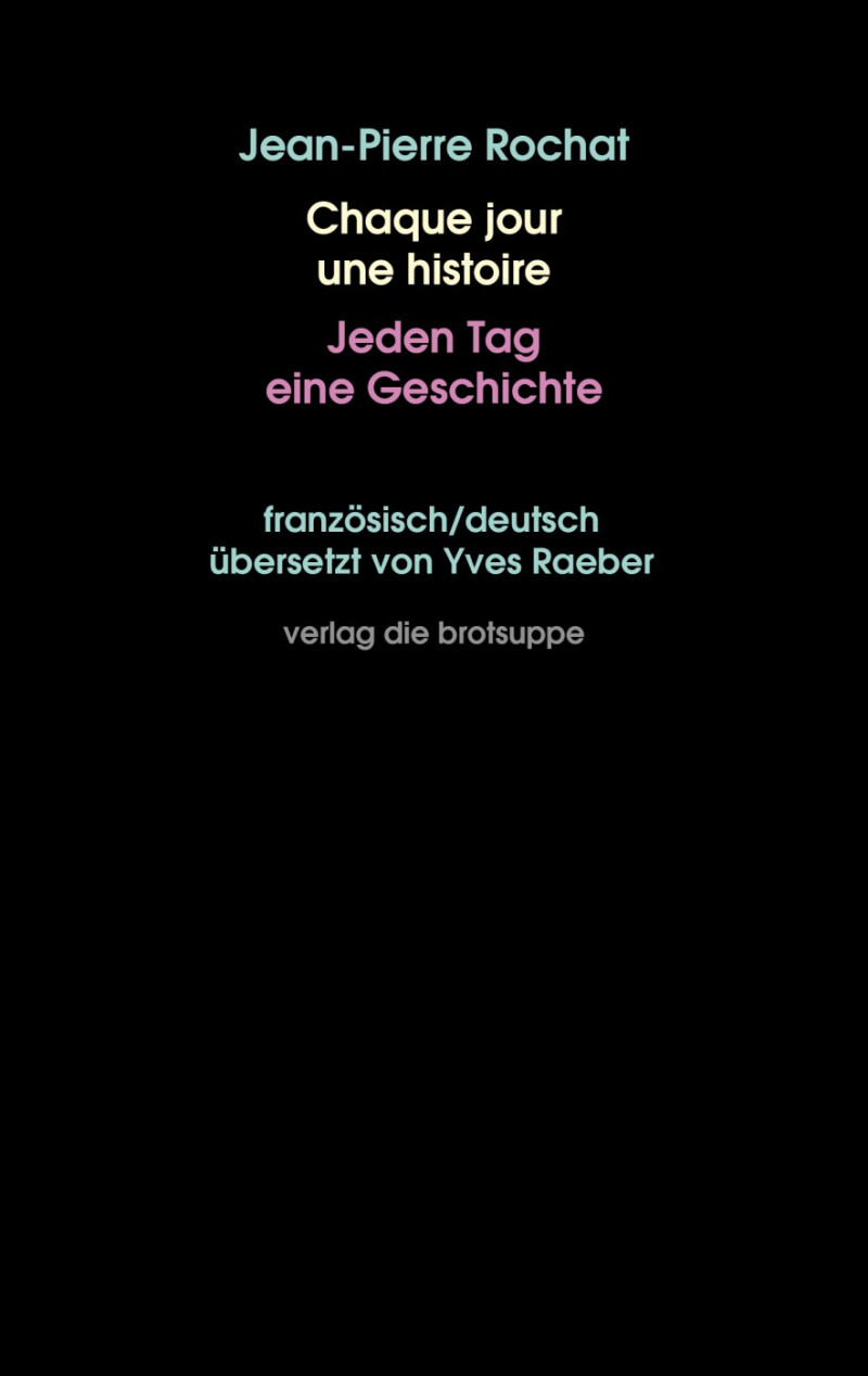 Jeden Tag eine Geschichte | <br>Chaque jour une histoire